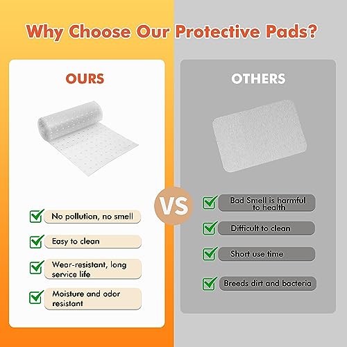 Heavy Duty Doorway Carpet Protector, Heavy Duty Plastic Prevents Cats and Dogs from Scratching your Carpet and Rugs at Doorways Non-Slip 8.2Ft Floor Runner Thicker for Better Protection and Durability