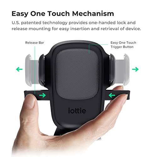 iOttie Easy One Touch Signature Dashboard & Windshield Universal Car Mount Phone Holder Desk Stand with Suction Cup Base and Telescopic Arm for iPhone, Samsung, Google, More Smartphones - style: Signature