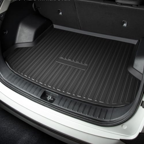 Cargo Liners Fits Toyota Highlander 2014-2019 Rear Trunk Floor Mats 3D Boot Tray All-Weather TPE Black 5 seat - size: Highlander 2014-2019