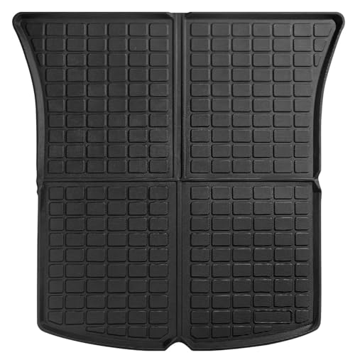 SUPER LINER Floor Mats for Tesla Model Y 5 Seats 2021 2022 2023 2024 | 6-Piece Set Extra-Thick TPE All-Weather Floor & Cargo Liners | Pet & Child-Friendly Custom Fit Interior Accessories - size: 6 PCS Compatible with Model Y 5-Seat | Small