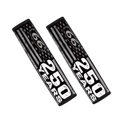 Dreaweet 250th Anniversary American Flag Seat Belt Cover Pad Patriotic Car Accessories Seatbelt Covers 2 Pack Car Seat Belt Cover Soft Comfort Seat Belt Cushion Shoulder Strap Pad - color: 250th Anniversary American Flag