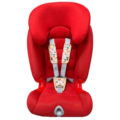 3 Pcs Car Seat Straps Shoulder Pads Suit for Kids : Ultra-Soft Child Car Seat Strap Covers, Kids Car Seat Strap Pads, Cute Plush Printed Seat Belt Covers, Hip Support, for Pushchair, Baby Stroller