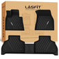 LASFIT Floor Mats Fit for BMW X5 New 2019-2025 2026 All Weather Floor Liners Custom Fit TPE Mat Front & Rear Rows Car Mat Full Set for 50i M50i M 45e 50e 40i M60i(Only for 5 Passengers), Black - size: 3) X5 2019-2026 | Floor Mats