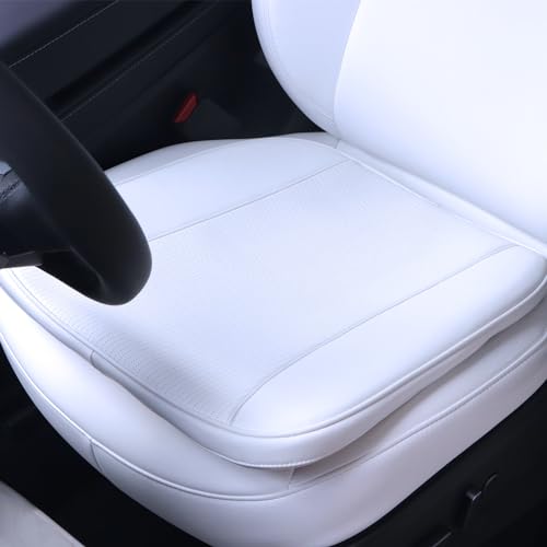 1 PackSeat Cushion for Tesla Model Y 3 S X Strong Support Hip Pain Relief for Driving Fits Most Car Seat Office Chair Home Use Washable Easy, White - color: 1pc-white Cushion, size: For Tesla