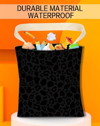 Car Garbage Can, Car Trash Bag, Car Garbage Bag, Hanging Car Trash Can for Car Accessories, Vehicle, Travelling, Camping, Cute Car Back Seat Organizer, Luxury Black Leopard - color: Luxury Black Leopard