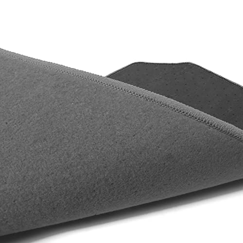 IKON MOTORSPORTS, Floor Mat Compatible with 2004-2008 Acura TSX, Factory Fitment Gray/Grey Nylon Front & Rear Car Floor Mats Liner Carpets Replacement 4PCS, 2005 2006 2007