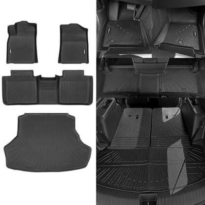 Floor Mats for 2013-2018 Lexus ES350, Trunk Mat All Weather TPE Protector for Lexus ES Accessories - size: 23)ES350|2013-2018