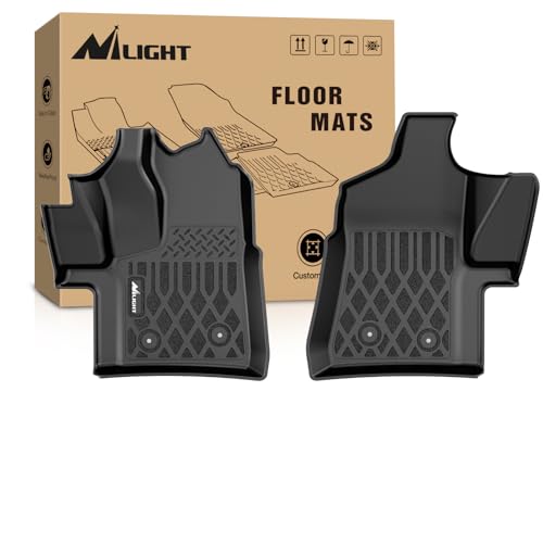 Nilight TPE Floor Mats for Ford Transit 150 250 350 350HD Vinyl Floor 2022 2023 2024 2025 2026 (Not for Connect) All Weather Custom Fit Heavy Duty Floor Liners - color: 2022-2026 Ford Transit Vinyl Floor