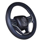 Mayco Bell 2019 New Microfiber Leather Car Extra Large 17 18 19 20 Inches Steering Wheel Cover for Big Trucks(17'', Black) - color: Black, size: 17''