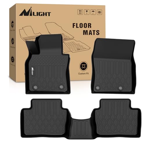 Nilight TPE Floor Mats for Mazda 3 (FWD Only) 2019 2020 2021 2022 2023 2024 2025 2026, All Weather Custom Fit Heavy Duty Floor Liners - color: 2019-2026 Mazda 3 Floor Mat