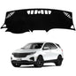 Dash Cover Mat Compatible with Chevy Equinox 2018-2024 (Without HUD) Car Interior Dashboard Cover Mat Nonslip Dashmat Sunshade Glare UV Rays Protector Accessories Custom Fit - size: Compatible with Equinox 2018-2024(Without HUD)