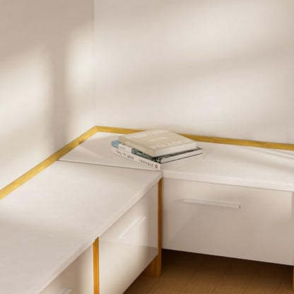 Flexible Quarter Round Molding, Mini Peel and Stick Rubber Trim Moulding(480Inch) - color: Wood Grain, size: 40FT