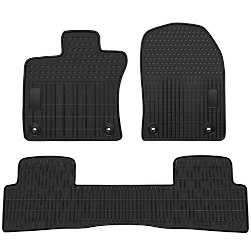 Car Floor Mats Custom Fit for Lexus UX 2019-2025 2026 Full Black Rubber Auto Liner Mats All Weather Protection Heavy Duty Odorless - color: All Black, size: 2019-2026 Lexus UX