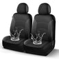 HChengkikz Car Seat Covers Front Seat, Waterproof Neoprene Seat Covers, Airbag Compatible, Universal Fit Most Sedans, SUVs, Trucks (Black)