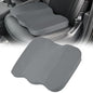 Nilight Car Seat Cushion Grey Leather Breathable Mesh Splicing Cushion Memory Foam Suitable for Daily Life Driving Relieves Sciatica and Tialbone Pain Improves Drive Visibility - color: Grey Leather