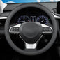 Steering Wheel Cover for Lexus RX350 RX NX200T NX 350 NX300 NX350 ES ES350 IS250 IS350 IS300 RX450h IS460 300 LX LS UX F Sport Car Accessories, 2026 Black Leather 14.5-15 inch