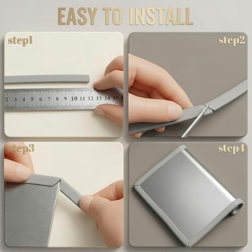 Rubber U Channel Edge Trim, Door Seal Strip, Fits Edge up to 1/16 Inch (1. 6mm) U Shape Weather Stripping(20 Feet,Gray) - color: Gray, size: 20 Feet