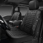 CAR PASS Bling Diamond Leather Car Seat Covers 2 Front Seats Interior Sets, Waterproof Shining Glitter Sparkly Crystal Universal Armrest Fit Automotive Truck SUV Cute Women Girl, Black PU Rhinestone - color: Black Diamond, size: Two Front Seats