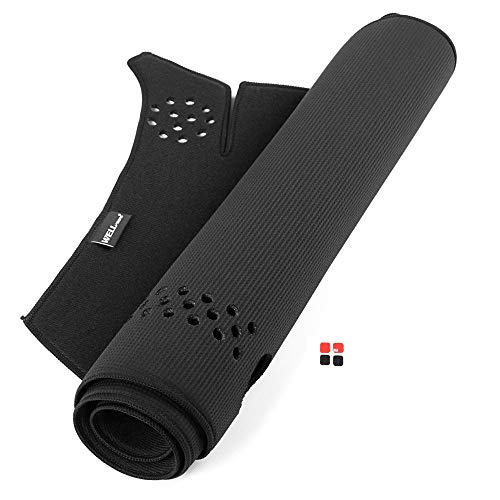 WellVisors Black Dash Mat Dashboard Cover Compatible with Volkswagen VW 2009-2014 Golf Hatch GTI Jetta Wagon