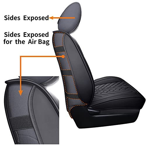 Tacoma Car Seat Covers Compatible with Toyota Tacoma Truck 2005-2024 2025 2026 Access Crew Double Cab TRD Sport Offroad Limited SR5 V6 Cushions(Full Set/Black) - color: Full Set/Black