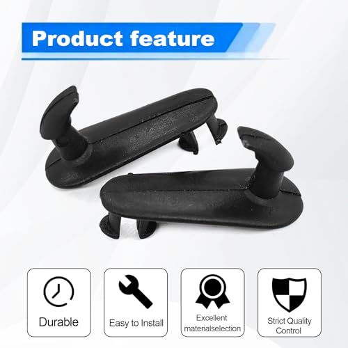 4Pcs Car Floor Mat Clips Floor Carpet Clips Fixing Hooks Compatible with Toyota Lexus Cargo Fastener, Cargo Mat Clip Accessories Black