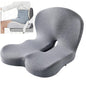 Back and Seat Cushion, Car Seat Cushion, Soothe+ Cushion, Memory Foam L-Shaped Integrated Seat Cushions Lumbar & Lower Back Support for Office Chair, Car (A-Light Grey) - color: A-light Grey
