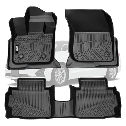 VIWIK 3D Scanning Design Floor Mats for Ford Fusion & Lincoln MKZ (2017-2020) | All Weather Protection, Custom Fit, Easy to Clean, Non-Slip, Waterproof, Full Coverage, 1st & 2nd Row. - size: Fit for 2017-2020 Ford Fusion