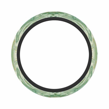 Marble Texture Elastic Steering Wheel Cover Abstract Background Golden Steering Wheel Cover Anti Slip Protective Case Universal Stretch Steering Protector - color: Multi1117