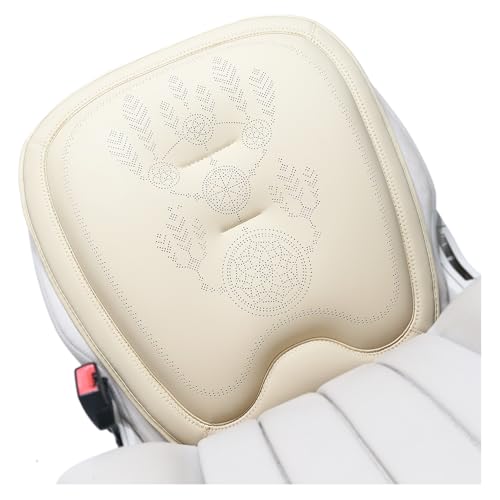 Comfort Dreamcatcher Car Seat Cushion Non-Slip - Relaxing, Optimal Support & Posture for Long Drive (Single Seat (Beige))