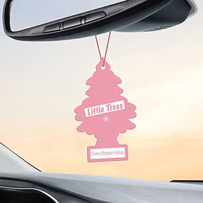 LITTLE Air Fresheners Car Air Freshener. Hanging Tree Provides Long Lasting Scent for Auto or Home. Cherry Blossom, 24 Air Fresheners (Pack of 6) - size: 4 Count (Pack of 36)