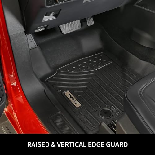 OEDRO Floor Mats Fit for 2017-2026 Jeep Compass, TPE All-Weather Guard Custom Fit Car Floor Liners, 1st and 2nd Row - style: 2017-2026 Compass