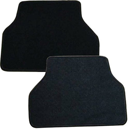 Floor Mats Compatible with BMW E60, 2005-2010 Factory Fitment Front & Rear Nylon Car Floor Carpets Carpet Liner by IKON MOTORSPORTS, 2006 2007 2008 2009