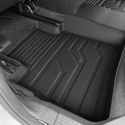 KARPAL Floor Mats for Nissan Rogue 2021-2025 2026 (Not for Sport), TPE Rubber All Weather Protection Floor Liners Nissan Rogue Accessories Car Mats, Front & 2nd Row & Cargo Liner - style: 2021-2026 | For Nissan Rogue | Full Set