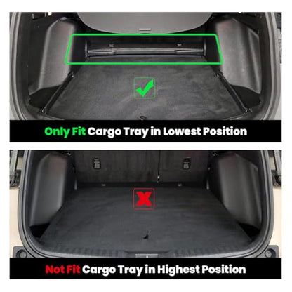 LASFIT Floor Mats & Trunk Mat for Honda CR-V 2017-2022 EX-L/EX/Touring/LX/Special Edition, All Weather Protection TPE Floor Liners 1st & 2nd Row & Cargo Mat in Lower Position (NOT for Hybrid)