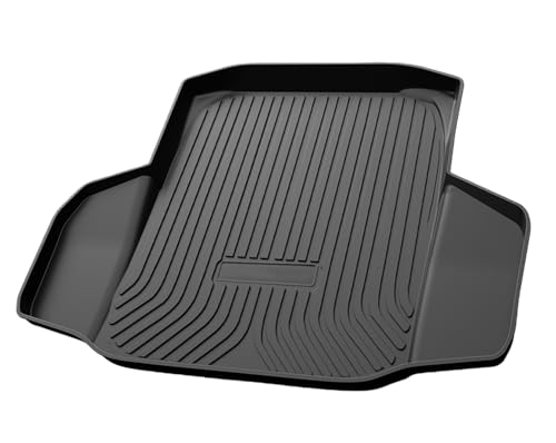 Trunk Liner for 2018-2024 Honda Accord 3D Custom Fit All-Weather TPE Material Waterproof Car Cargo Liner Mat, Black - color: 2018-2024 Honda Accord