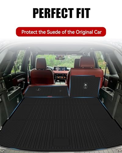 Cargo Liner Compatible with 2025 2026 Mazda CX-70 Trunk Mat Cargo Mat Back Seat Cover Protector (Backrest Mats+Trunk Mat) - size: FOR 2025-2026 Mazda CX-70