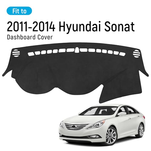 Dash Cover for Hyundai Sonata 2014 2013 2012 2011 Accessories Flannel Dashboard Cover Dash Mat Center Console Cover Sunshield Protector Pad