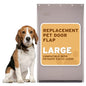 PAC11-11039 Dog Door Replacement Flap | Heavy-Duty PVC Material | 16 7/8" x 10 1/8" L Size, BPA-Free & Weatherproof - size: Large