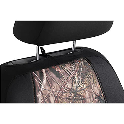 Mossy Oak Camo Seat Covers Low Back - Made with Waterproof Oxford and Cotton Twill, Airbag Compatible, Universial Fit Most Bucket Seats - Official Licensed Product - color: Oxford&Cotton Low Back