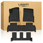 LASFIT Floor Mats for Rivian R1S 2022 2023 2024, All Weather Floor Liner TPE Custom Fit Car Mats for Rivian R1S 1st & 2nd & 3rd Row Rubber Mats, Black,Tasteless, Durable and Easy to Clean - size: 2022-2024 | For Rivian R1S | 1st & 2nd & 3rd Row