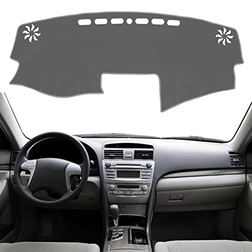 for Toyota Camry Accessories 2007-2011 Dashboard Cover Center Console Cover Dash Mat Carpet Protector Sunshield Cover Custom Fit, All Gray - color: All Gray, size: 2007-2011