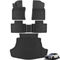 KARPAL Floor Mats Fit for Toyota Camry 2025 2026 Hybrid/SE/LE/XLE/XSE, Custom Fit All Weather TPE Camry Accessories 1st & 2nd Row & Trunk Mat Full Set Floor Liners - style: 2025-2026 | For Toyota Camry | 1st & 2nd & Cargo