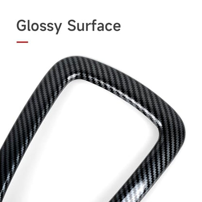 Safety Belt Buckle Cover for Honda CR-V 2017-2023 Accessories Car Decals CRV ABS Carbon Fiber Interior Stickers - color: Safety Belt Buckle Cover