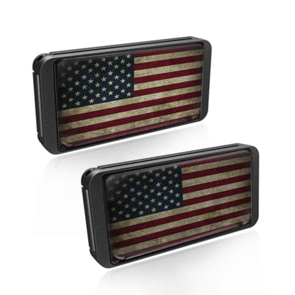 2PCS American Flag Car Seatbelt Adjuster car Universal Car Seat Belt Pads Cover for More Comfortable Driving, Seat Belt Shoulder Strap - color: Classic American Flag