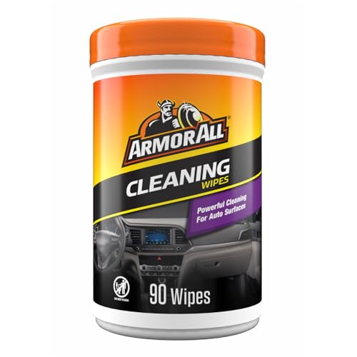 Armor All Car Cleaning Wipes 90-Count - Convenient Car Interior, Dashboard, Leather, Fabric & Vinyl Wipes, Gift for Car Lovers - size: 90 Count (Pack of 1)