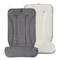 Momcozy Reversible Stroller Cushion | Universal Breathable Stroller Liner | Winter Warm Car Seat Liners | Crib Carriage Cushion Pad | Plush for Winter Use ＆Soft Fabric for All-Season Comfort - color: Gray