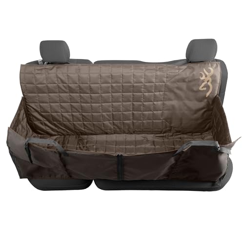 Browning Pet Hammock Backseat Cover, Durable Backseat Protection, Elk/Field Khaki