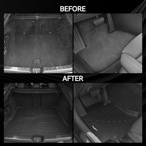 Floor Mats for Volvo VNL 760 860 (2019-25),VHD New (2019-25),VNR (2019-25), All Weather TPE Protector for Volvo VNL Accessories - size: 22)VNL/VHD/VNR|2019-2025