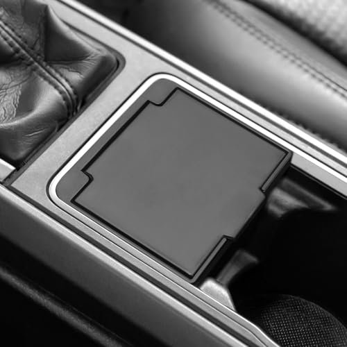 Center Console Coin Box Organizer Compatible with Toyota 2016-2020 2021 2022 2023 Tacoma Accessories ABS Material Insert Cup Holder Storage Box