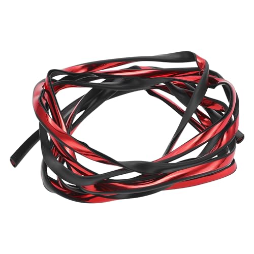 Universal Car Door Edge Guards, Exterior 9.84ft U-Shaped Door Scratch Protection Guard PVC Chrome Red, 1 Pc - color: Chrome Red, size: 9.84ft(3M)